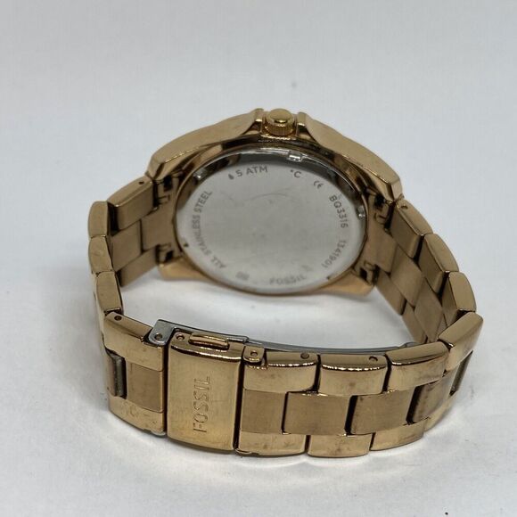 Fossil Janice BQ3316 Womens Stainless Steel Analog Dial Quartz Wrist Watch WO699 - Picture 10 of 12